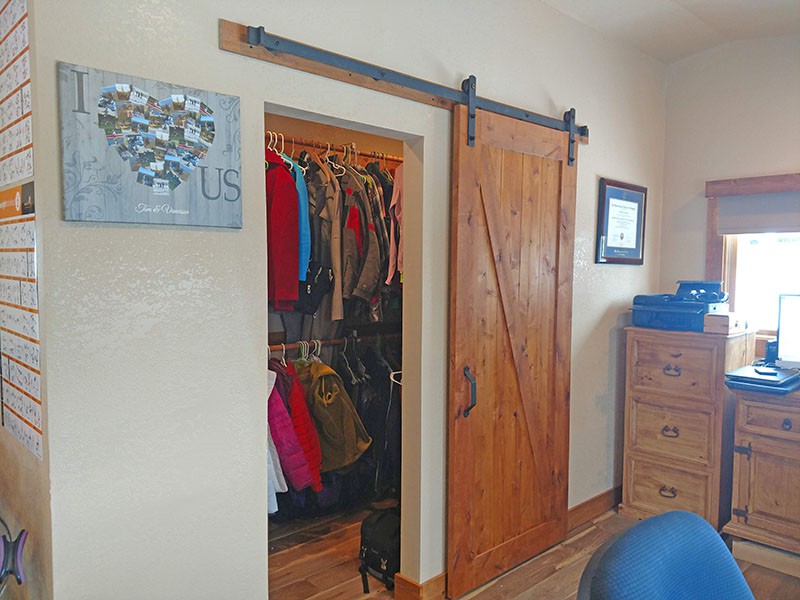 Home Office / Gym (Large walk in closet with Barn Door)